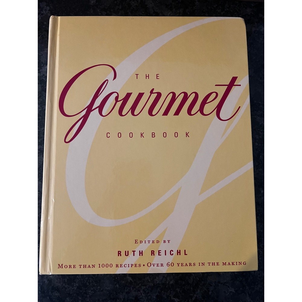 The Gourmet Cookbook by Ruth Reichl, 1000+ Recipes, Cooking & Food VTG 2004